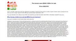 Desktop Screenshot of bgnc.com